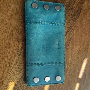 Hammitt Turquoise Wallet with Silver Studs